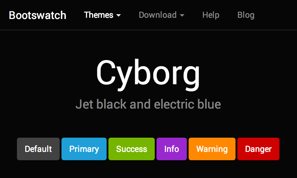 Cyborg theme's thumbnail