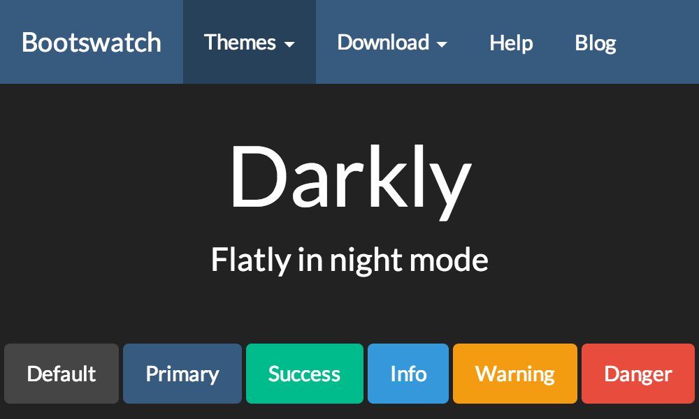 Darkly theme's thumbnail