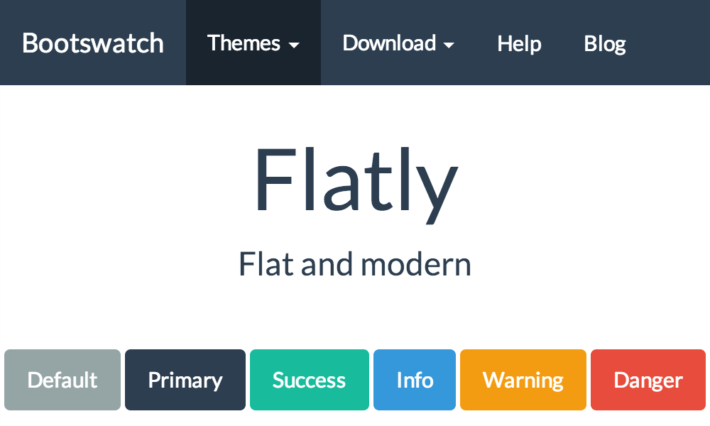 Flatly theme's thumbnail