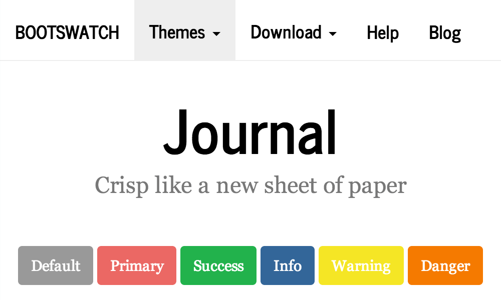 Journal theme's thumbnail